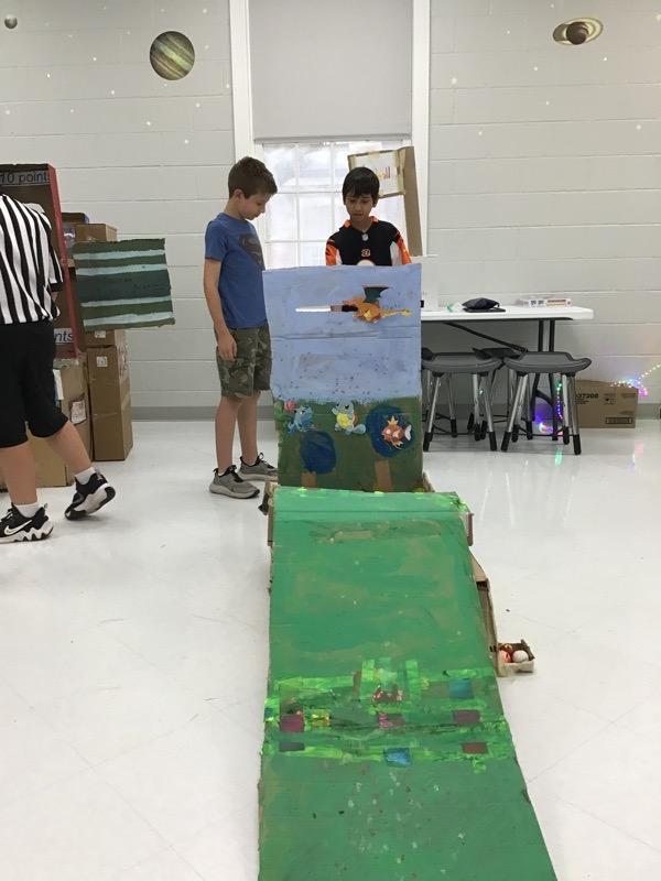 4th grade cardboard arcade